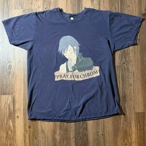 Pray for Chrom T-Shirt American Apparel Anime Video Game Tee‎ XL